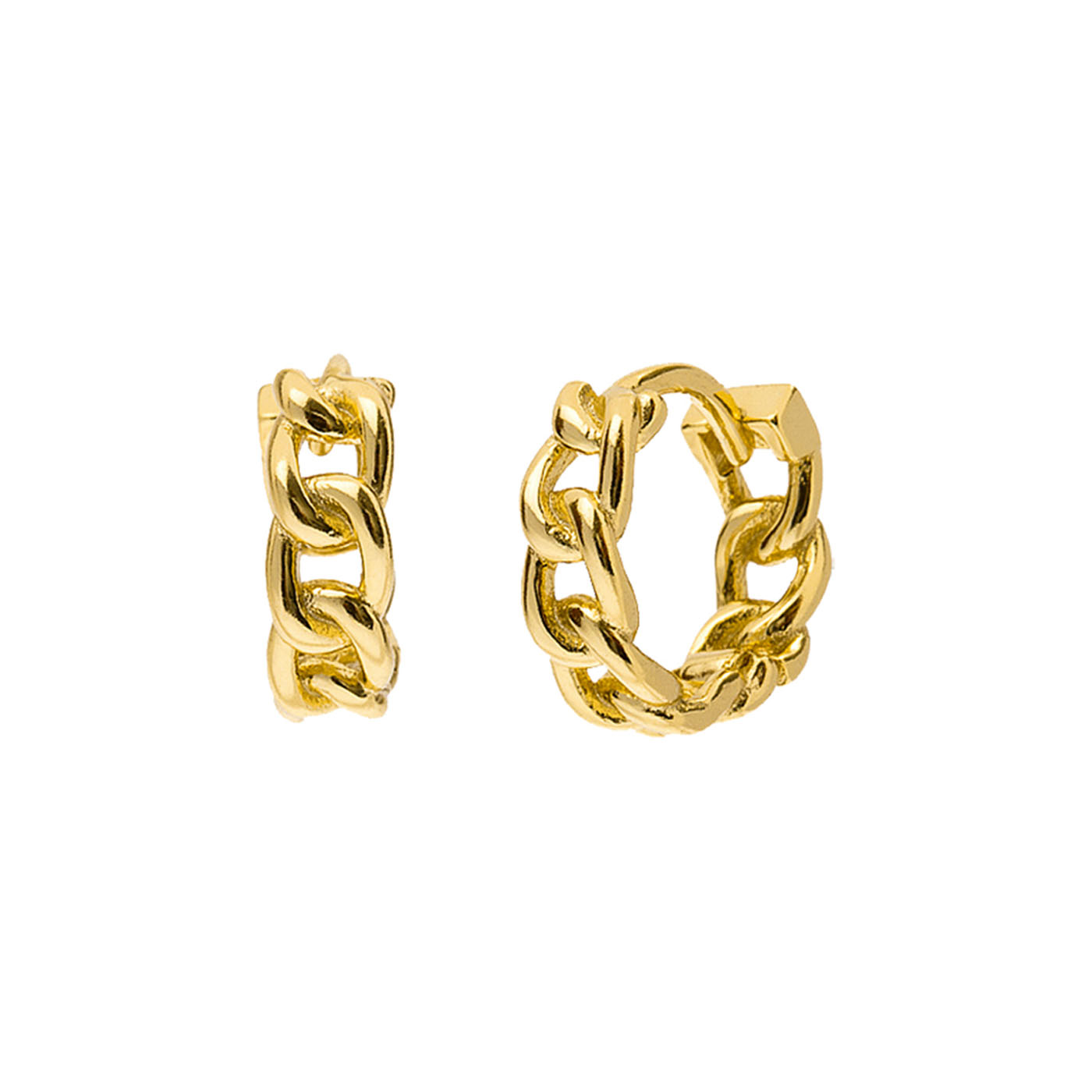 boucles d'oreilles chaines gold